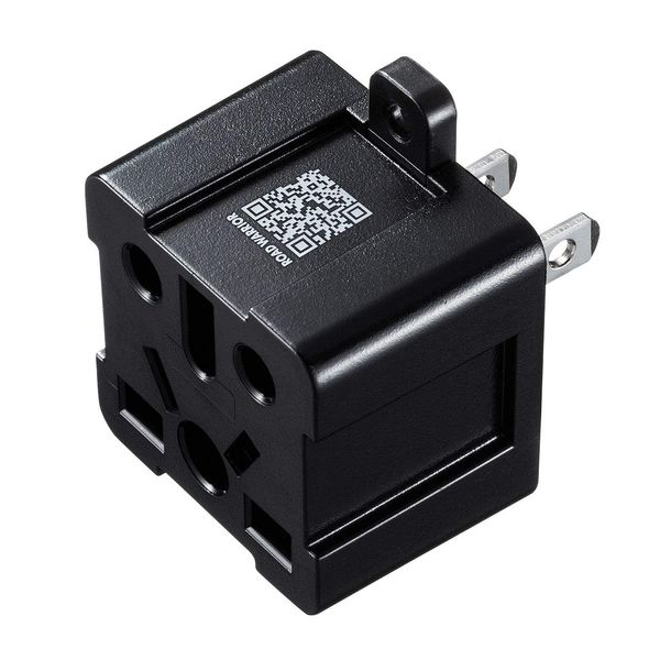 Sanwa Supply TR-AD6BK Multi-Type Power Conversion Adapter for Japan (BF/B3/C/CB/SE/O/O2), Black