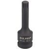 M12 x 78mm Impacted Impact Extra Long Spline Bit 1/2" Drive Male Socket