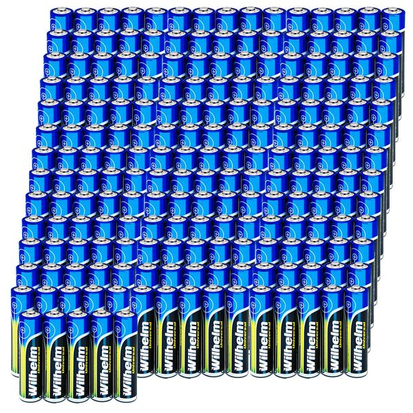 Wilhelm Universal Batterien AA Mignon AAA Mikro 9V Block (AAA Mikro, 200)