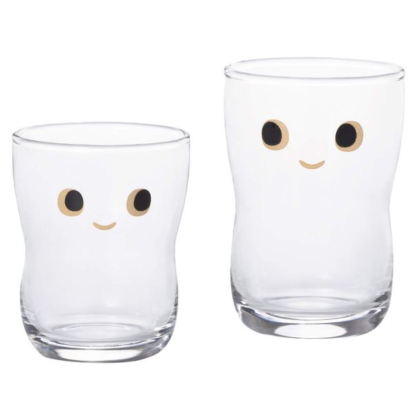 ADERIA S6305 Tsuyoko Glass nico Clear 130 6.7 fl oz (185 ml) Pair Gift Box Included in Japan Highball Cup Wedding Celebration Beer Stylish Present Popular Ranking Glass Sake Birthday Female Tumbler