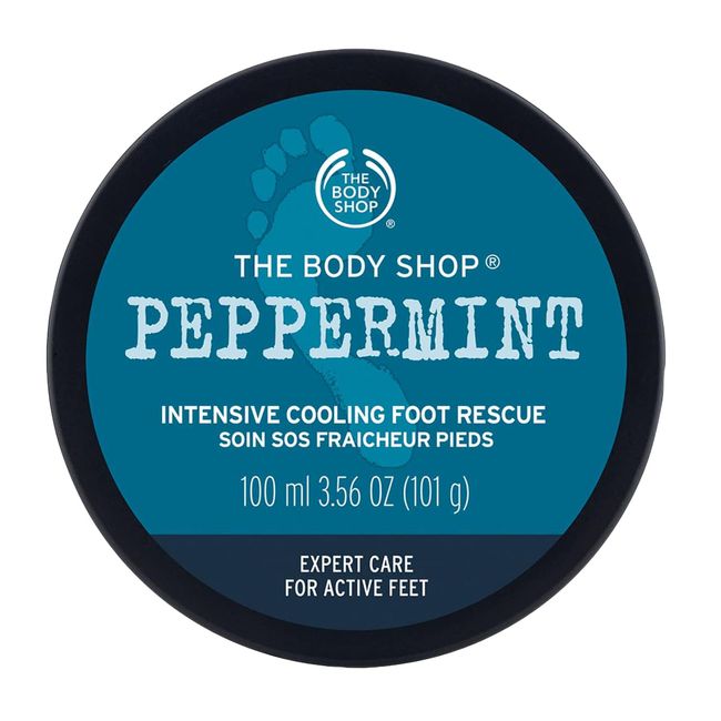 The Body Shop Peppermint Intensive Cooling Foot Rescue, 3.5 Fl Oz