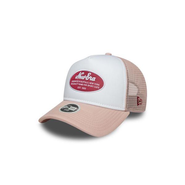 New Era Womens None 9FORTY Oval Patch Trucker Cap - White - OSFM