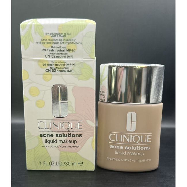 Clinique Acne Solutions Liquid Makeup Shade CN52 Neutral / 03 Fresh Neutral