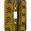 Mudcloth-Black Mustard Switch Plate (African American Single Switch Plate)
