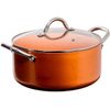 15 Piece Copper Ceramic Nonstick Cookware Set