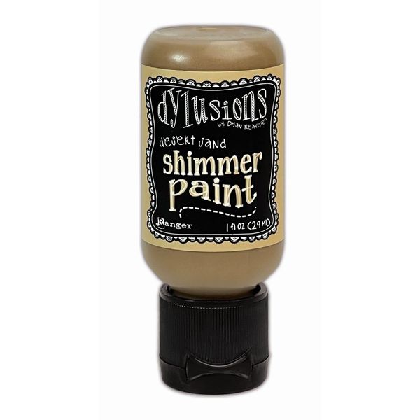 Dylusions Shimmer Paint 1oz-Desert Sand