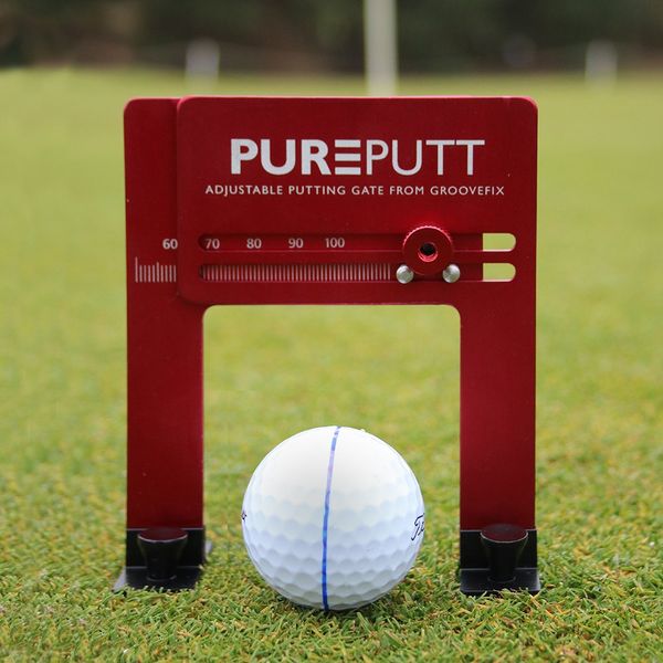 PurePutt Adjustable Putting Gate (Red)