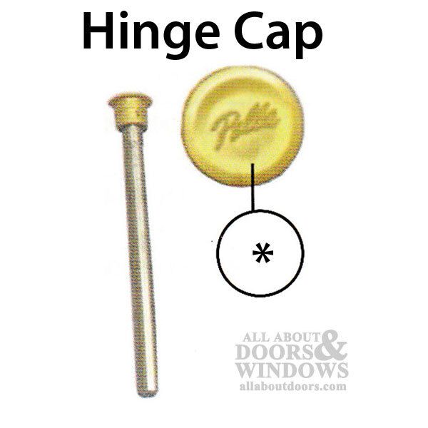 Pella Hinge Pin Cap Pella Hinge Cap for Hinges From 1990 To Current Gold Hinge 