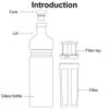 Cold Brew Coffee Maker Portable Iced Coffee And Tea Infuser With Lid 1000 ML
