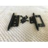 ~Flat Black~🚪Non-mortise Hinges, Finial Tips - (10 Hinge Lot)  2" W/ screws💥