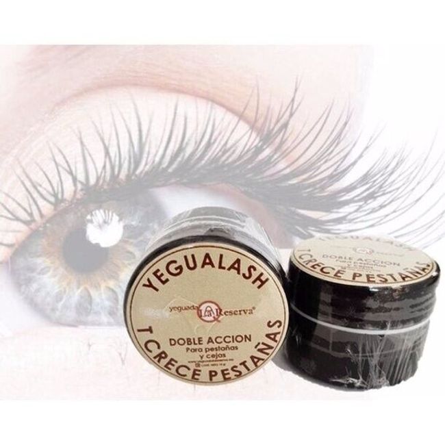 Yegualash  Eyelash & Eyebrow Growth Enhancement CRECE PESTAÑAS  doble acción 15g