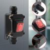 IP67 Waterproof Inline Switch Cable Switch 12 V DC 20 A DPST 4-Pin 12 V Switch Cable Switch Cord Switch On/Off Switch (Waterproof Inline)
