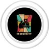 It Security Cyber Security Analyst Cyber Crime Silhouette PopSockets PopGrip for MagSafe
