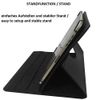 K-S-Trade Doogee T20 Protective Case 360° Tablet Case Protective Flip Cover Black Tablet Case Rotatable