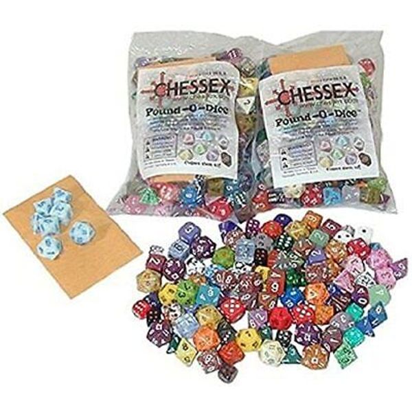 Chessex Pound O Dice Game Accessories Replacement Set Crafts Toy Colorful NEW