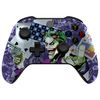 eXtremeRate Clown Cards Patterned Front Housing Shell Case for Xbox One S/X Controller, Soft Touch Faceplate Cover Replacement Kit for Wireless Controller (Model 1708) - Controller NOT Included