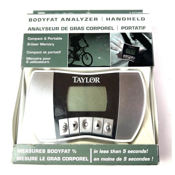 TAYLOR 5610EF Handheld Body Fat Scale New in Packaging