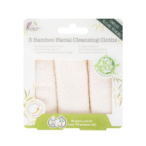 So Eco 3 Facial Cleansing Cloths White One Size