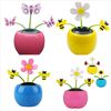 Solar-Powered Dancing Flower Eco-friendly Bobble head Solar Dancing Toys 5 pcs