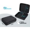 inDomit Hard Protective Travel Case Replacement, Compatible with L Shaped Cordless Car Vacuum