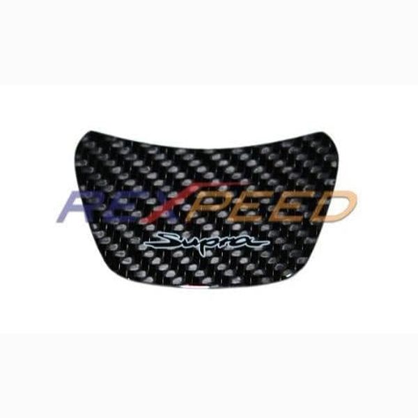 Rexpeed Carbon Steering Wheel Badge Compatible with 2020 Toyota Supra