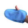 UPSTORE 3PCS 8.2'' x 4.5'' Back Rubbing Bathing Shower Exfoliating Mitts Towel Massage Loofah Scrub Spa Mitten for Unisex Children Adult(Color Random)