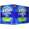 Tampax Pearl Unscented Super Absorbency Tampons, 96 Count