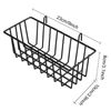GBYAN Wire Baskets for Wall Grid Panel, Grid Wall Basket, Wire Shelf Panel Accessories, 2 Pack