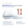Tuli's Classic Gel Heel Cups, Cushion Insert for Shock Absorption and Plantar Fasciitis and Heel Pain Relief, Made in the USA, 1 Pair, Large