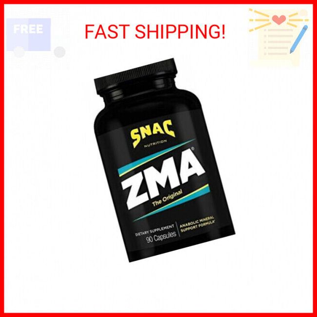 SNAC ZMA The Original Recovery & Sleep Supplement, Promotes Muscle Recovery, Imm