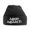 Amon Amarth Beanie Hat Band Logo Official Black One Size