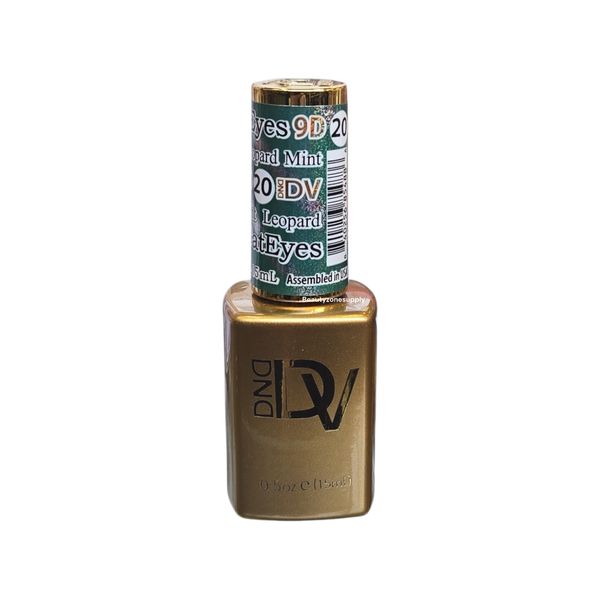 Diva 9D Cat Eyes Gel Polish 18mL/0.6 oz #20 - Leopard Mint