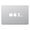 Kind Store MacBook Air/Pro 11/13" Macbook Sticker Decal Evolution White M433-W