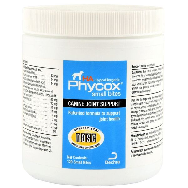 Phycox HA Joint Support Small Bites 120ct