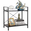2 Tier Storage Shelf Durable Display Storage Stand for Home Kitchen