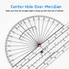 CYA Fixed Plotter Aviation for Flight Pilots, 13 Inch, Plotting Tools, Navigate for VFR Pilots, CFP-2