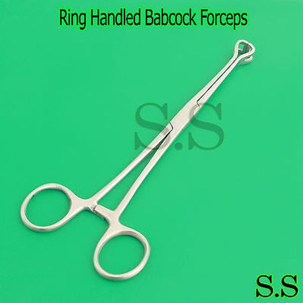 Veterinary Tissue Forceps Babcock 6.4" Surgical Intestinal Premium Instruments