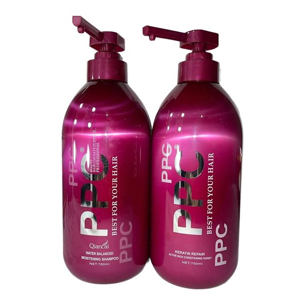 PPC Honey Repair Therapy Shampoo & Conditioner SET for Color Treated Damaged & Dry Hair, Keratin Hair Treatment Best for your hair. Experts Choice.Softening,Shine,Nourishing,Repairing,Rejuvenate,