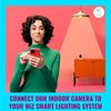 WiZ Connected Indoor Security Camera - WiFi Enabled, App Controlled - Part of the Smart Lighting System