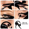 TailaiMei Eyeliner Stencils, Soft Silicone Material Smoky Eyeshadow Applicators Guide Template Tool