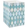 Shell Rummel Waste Basket SEA Glass, Teal