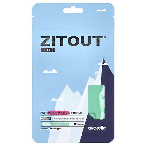 Zitout® Fit, Translucent Hydrocolloid Patch, 16 Patches