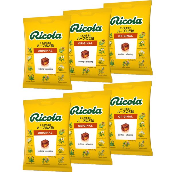 Ricola Original Herbal Candy, 2.5 oz (70 g) x 6 Packs