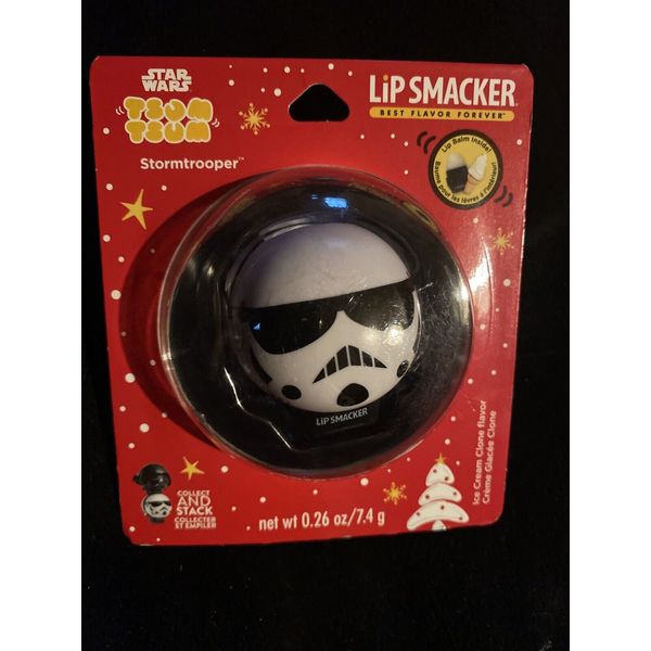 Star Wars Stormtrooper TSUM TSUM Lip Smacker- Ice Cream Cone flavor .26 oz