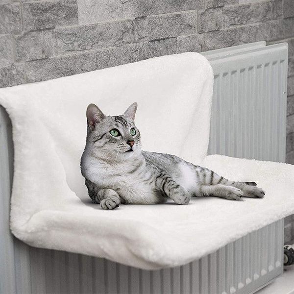 Cozycat Radiator Hammock Bed - White