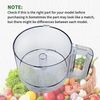 112203 Fits Robot Coupe R2N Food Processor 3 Quart Clear Bowl