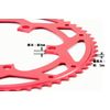 microhero Super Light Weight oz. Aluminum Chain Ring 60T Thin Teeth 2 mm Silver