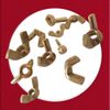 M5 Solid Brass Wing Nuts DIN315 (Pack of 10)