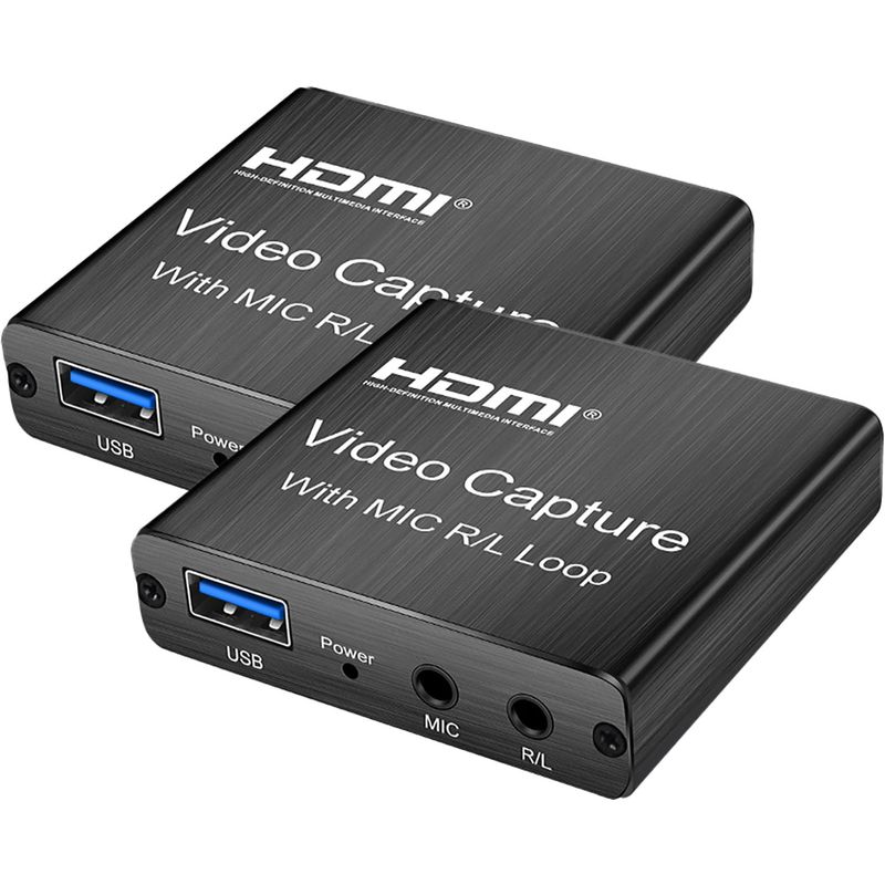 Anfurt Capture Board, Game Capture Card, Video Capture, Microphone ...