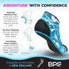 BPS Storm Neoprene Socks (Floral Blue V2, XL)